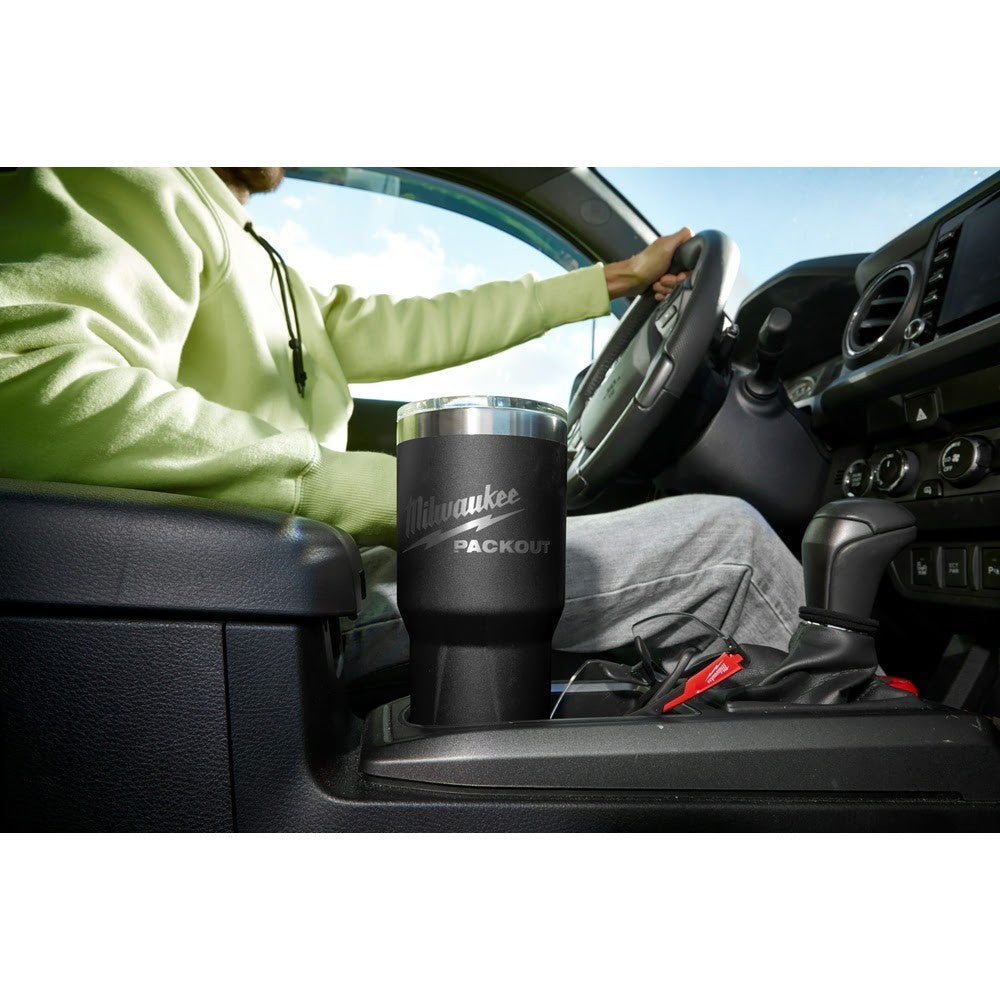 Milwaukee 48-82-8393BP PACKOUT 30oz Tumbler - Black - 9