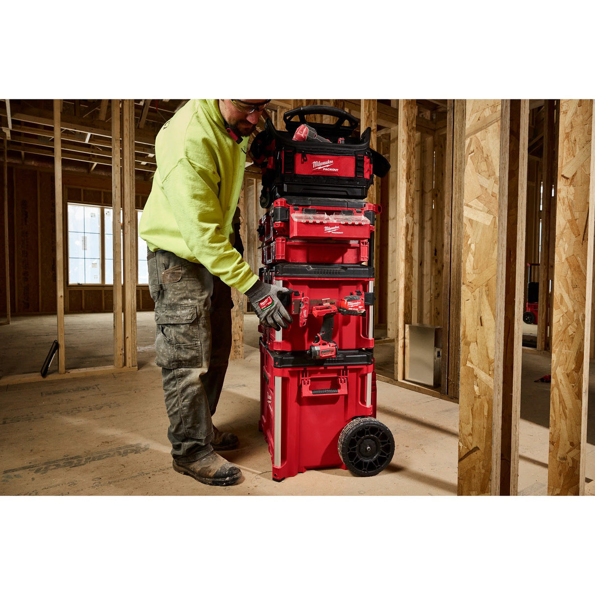 Milwaukee 48-22-8609 PACKOUT Tool Box Belt Clip Rack Attachment (1 Pack) - 7