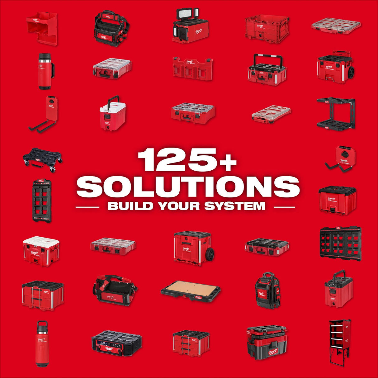 Milwaukee 48-22-8611 PACKOUT Tool Box Magnetic Bin Attachment with Clear Lid - 9