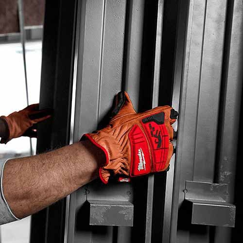 Milwaukee 48-22-8772 Impact Cut Level 3 Goatskin Leather Gloves - L - 5