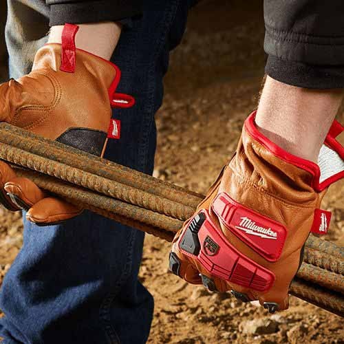 Milwaukee 48-22-8772 Impact Cut Level 3 Goatskin Leather Gloves - L - 7