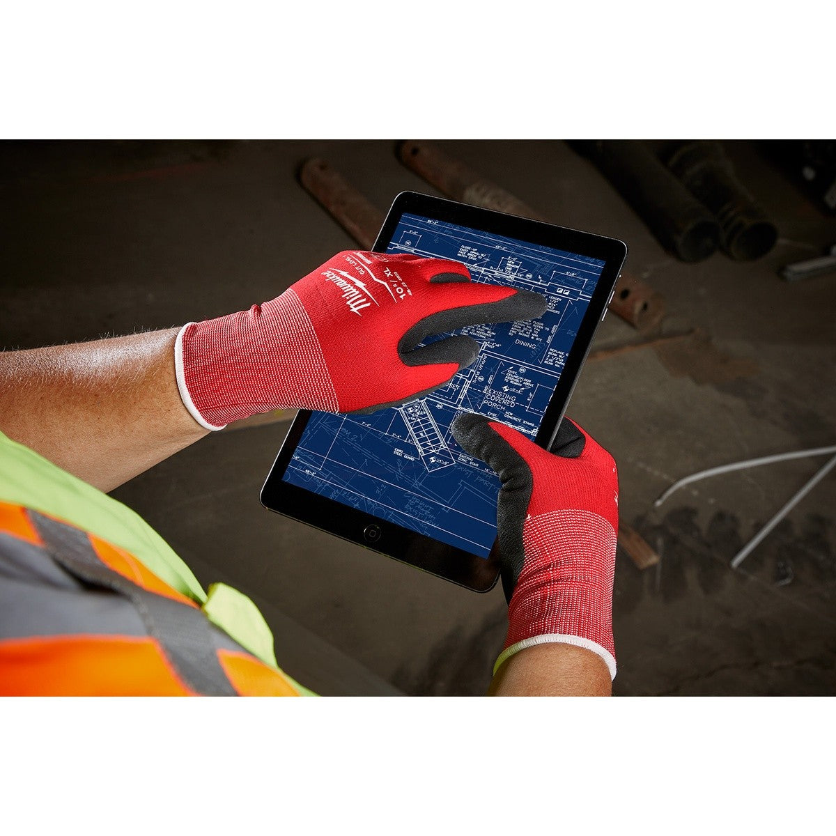 Milwaukee 48-22-8904V (12) Vend Cut Level 1 Nitrile Dipped Gloves - XXL - 4