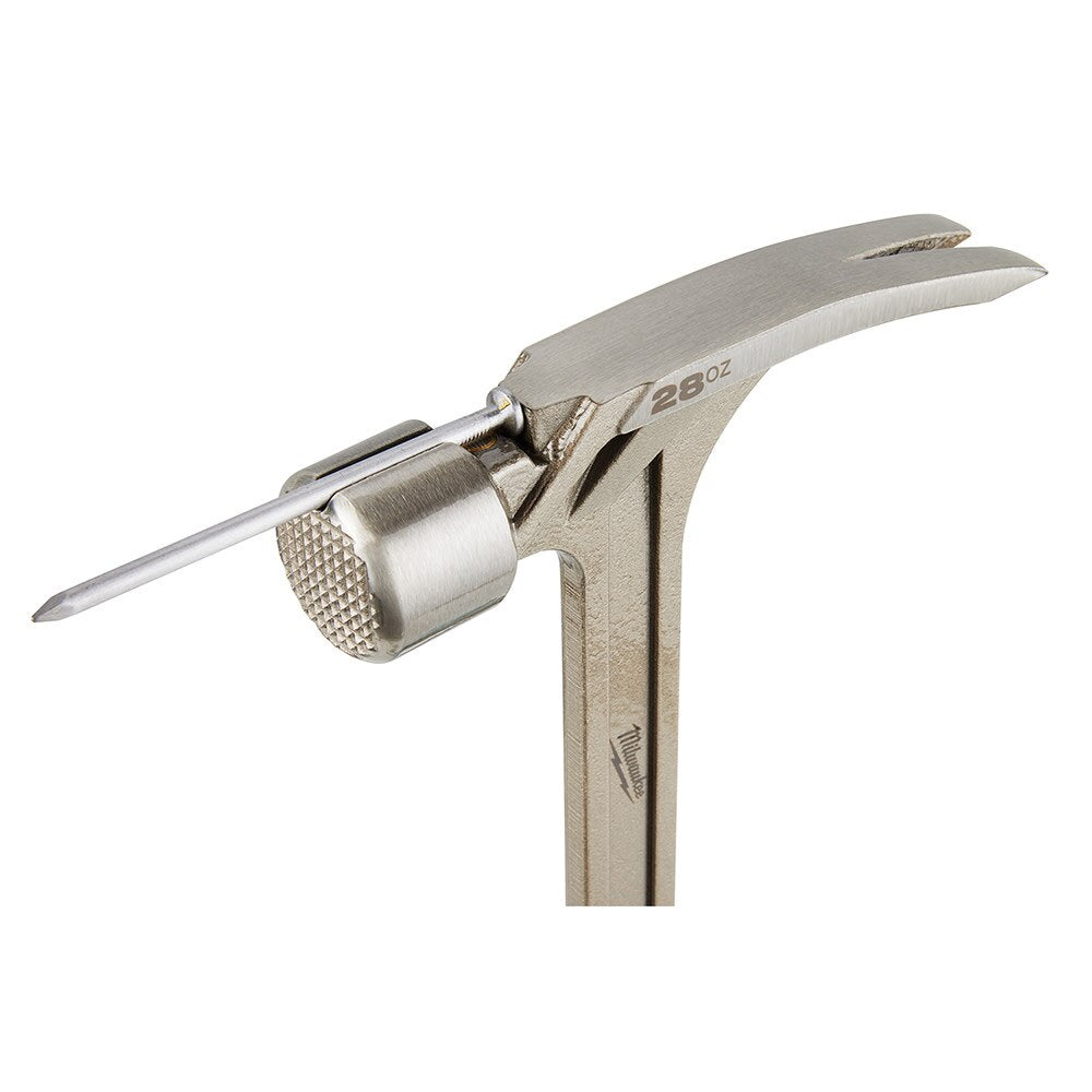 Milwaukee 48-22-9029 28oz Milled Face Framing Hammer - 3