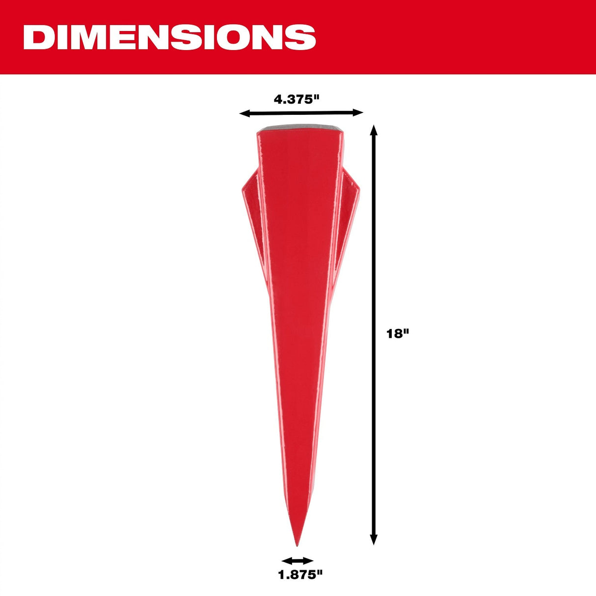 Milwaukee 48-22-9065 5lb Splitting Wedge - 3
