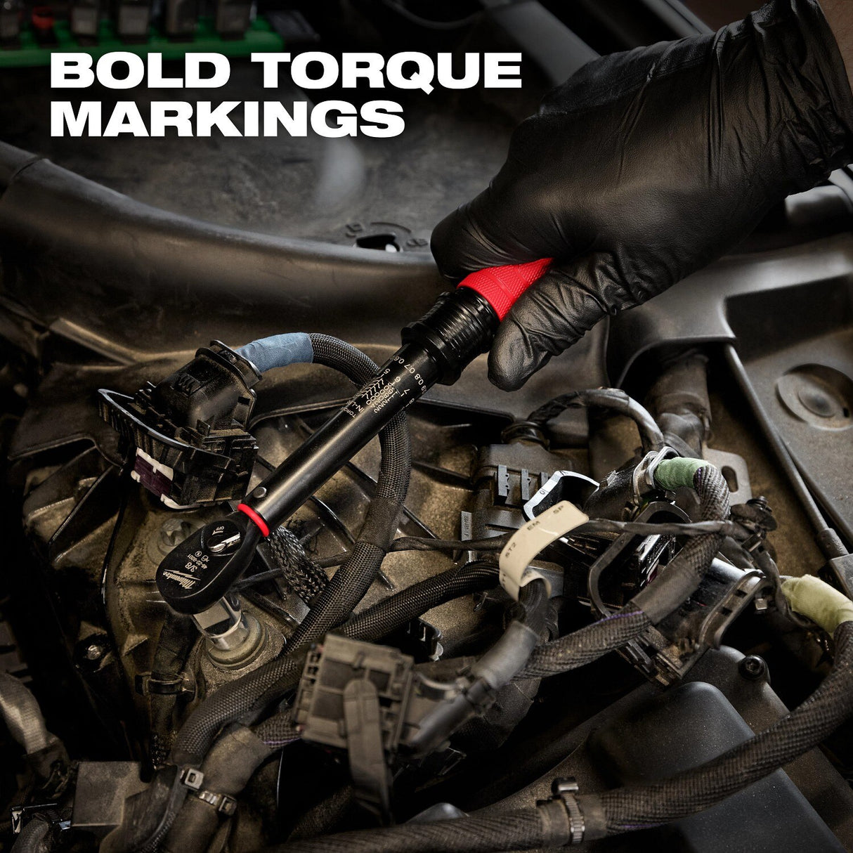 Milwaukee 48-22-9201 3/8 Inch Drive Click Torque Wrench with 50-250 in-lbf Range - 3