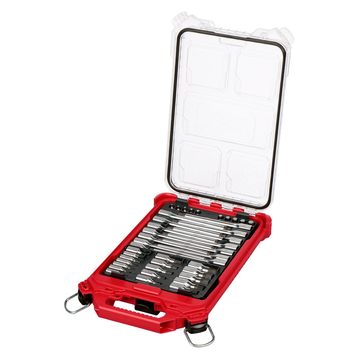 Milwaukee 48-22-9283 1/4" and 3/8" Drive Metric Hex Bit Socket Set with PACKOUT Compact Low Profile Organizer (41 Piece)