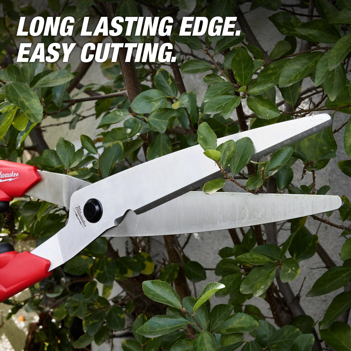 Milwaukee 48-22-9382 10" Stainless Steel Hedge Shears with Ergonomic Handles - 3
