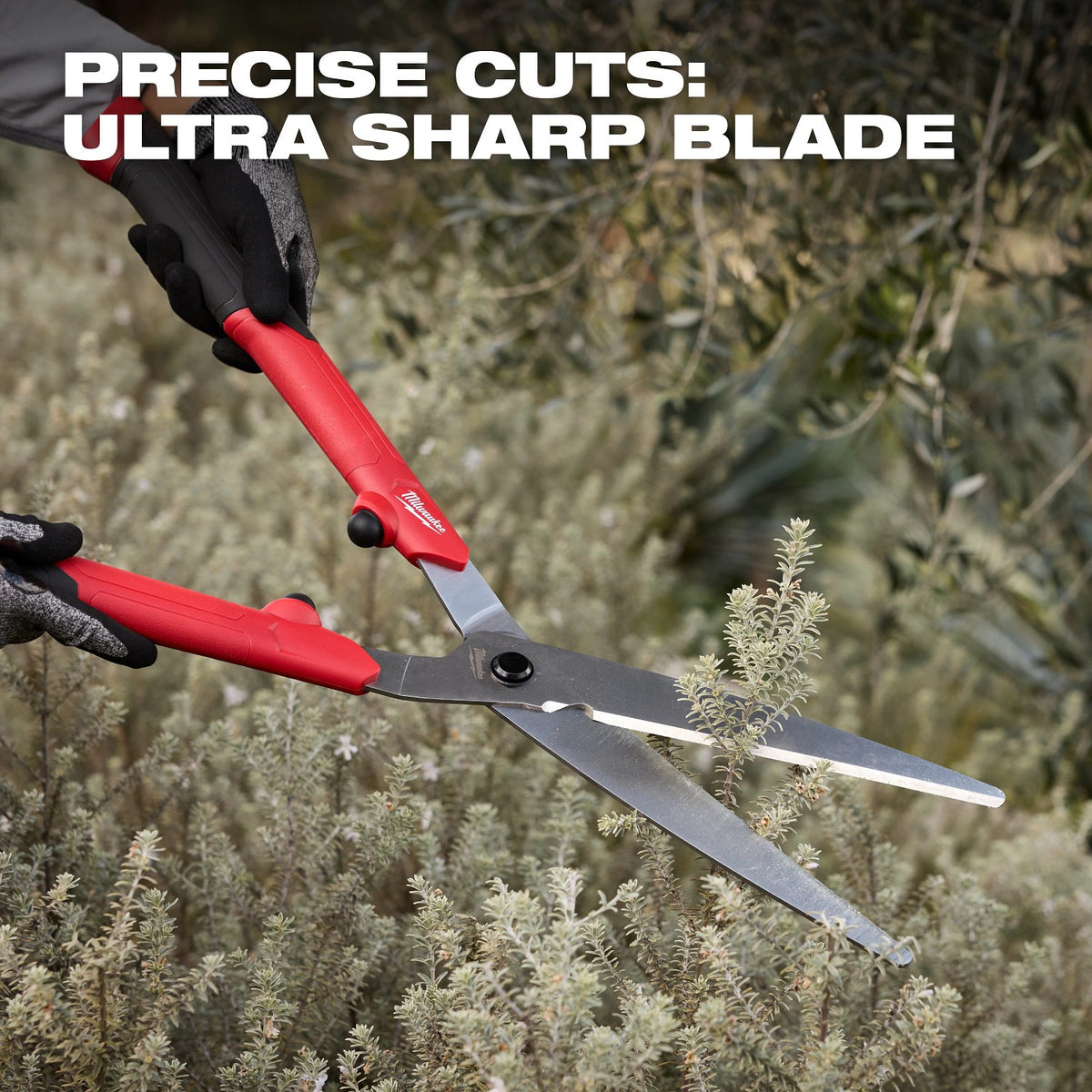 Milwaukee 48-22-9382 10" Stainless Steel Hedge Shears with Ergonomic Handles - 5