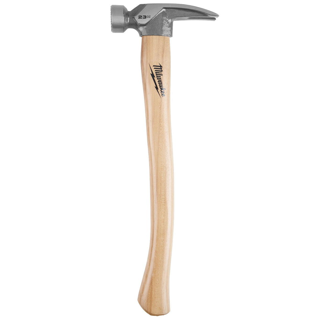 Milwaukee 48-22-9418 23 oz Milled Face Hickory Handle Framing Hammer