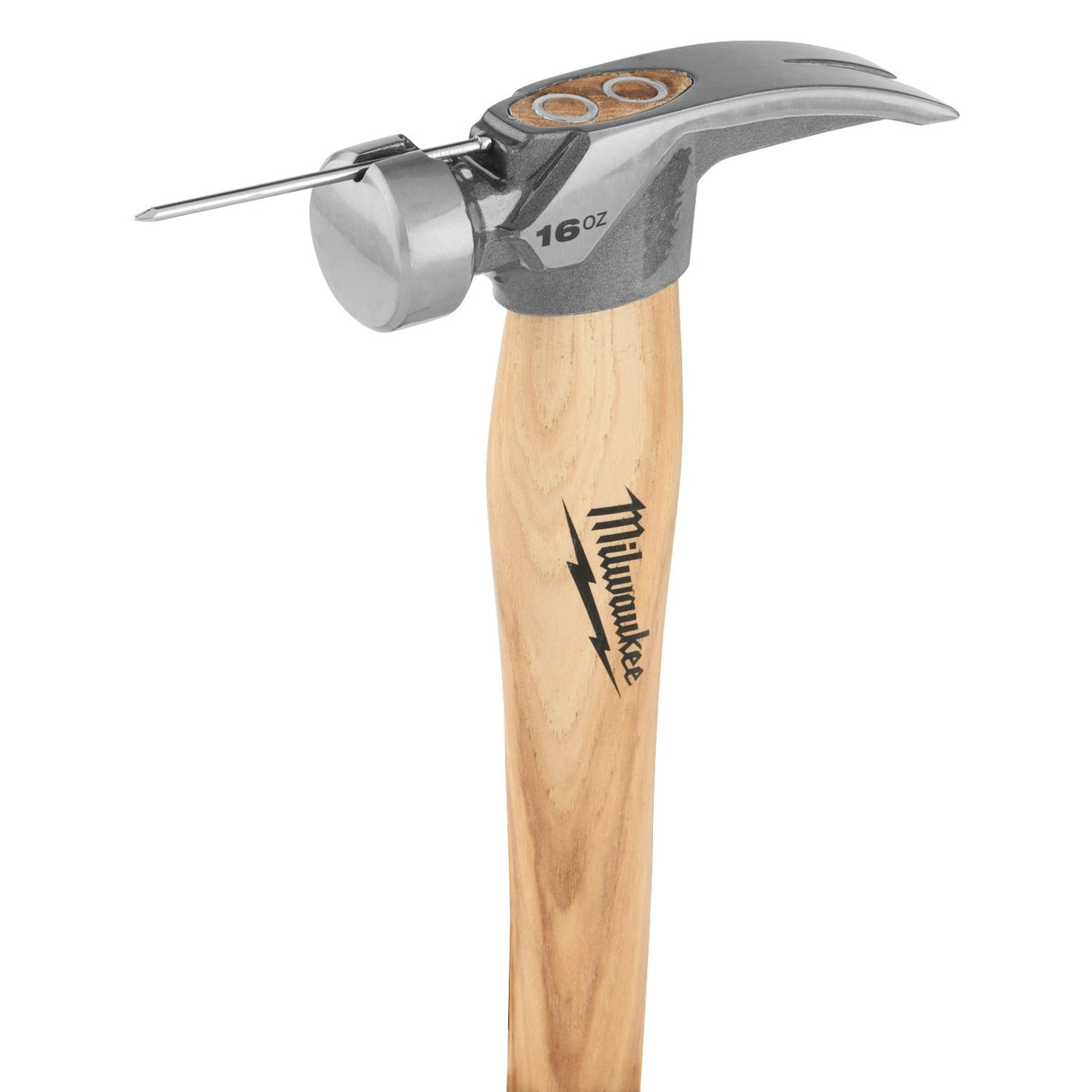 Milwaukee 48-22-9517 16 oz Smooth Face Hickory Handle Hammer - 9