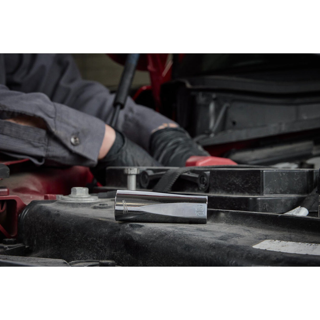 Milwaukee 48-22-9524 13pc 1/2” Drive 12-Point Deep Well Metric Socket Set - 4