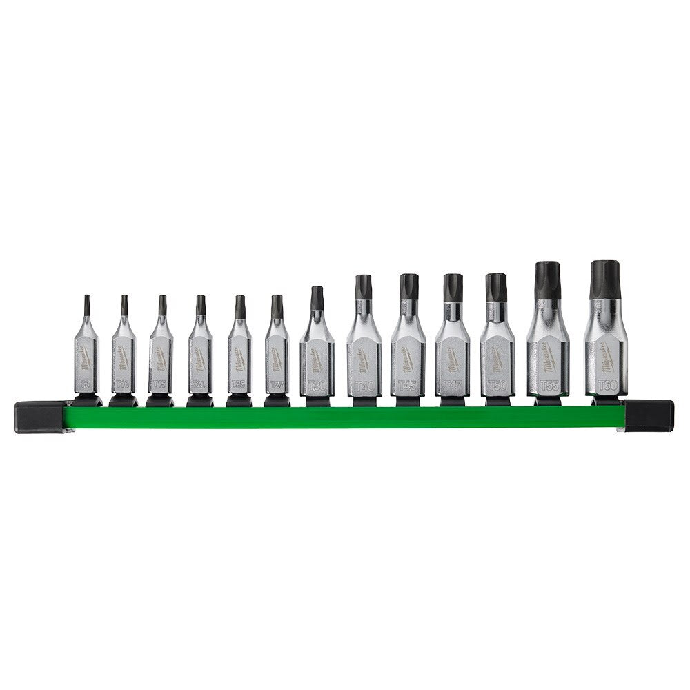 Milwaukee 48-22-9532 13pc 1/4" and 3/8" Drive TORX Bit Socket Set - 10