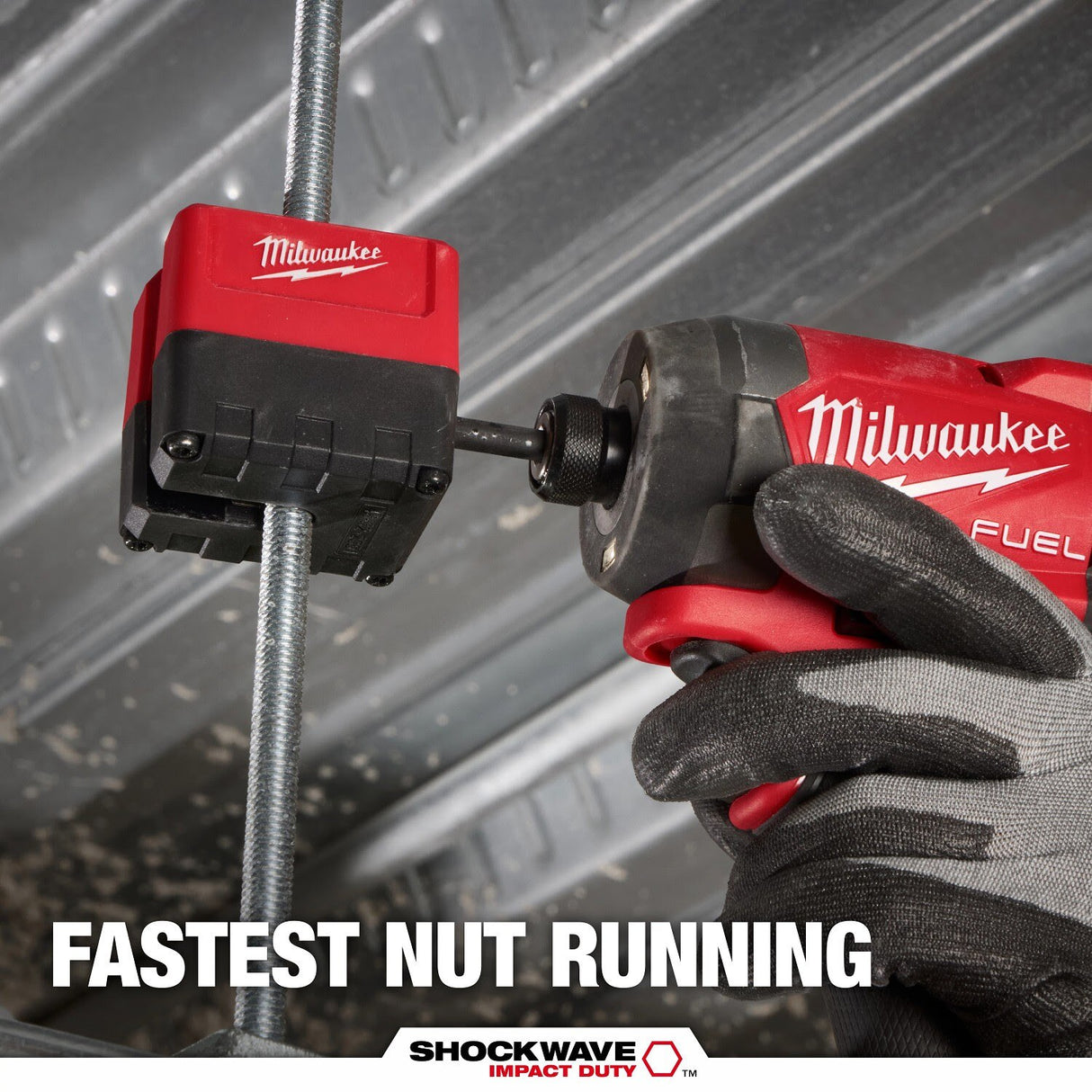 Milwaukee 48-32-2391 SHOCKWAVE Impact Duty 3/8" Threaded Rod Nut Runner - 3
