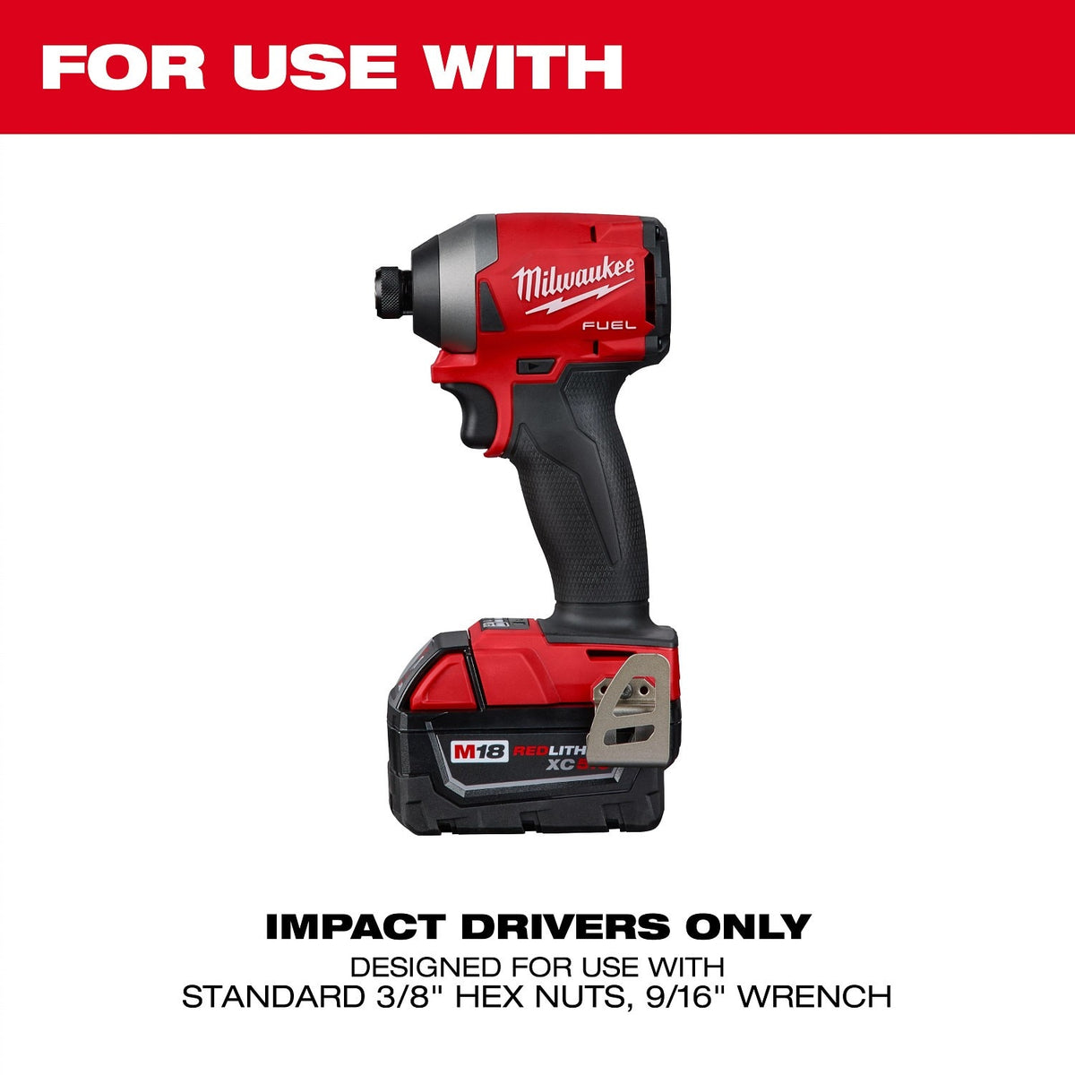 Milwaukee 48-32-2391 SHOCKWAVE Impact Duty 3/8" Threaded Rod Nut Runner - 4