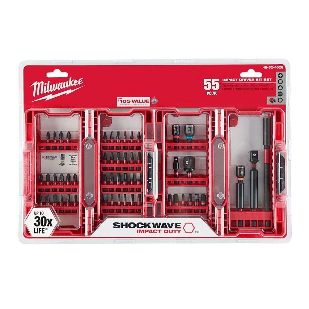 Milwaukee 48-32-4028 Shockwave Impact Duty Driver Bit Set (55-Piece) - 2
