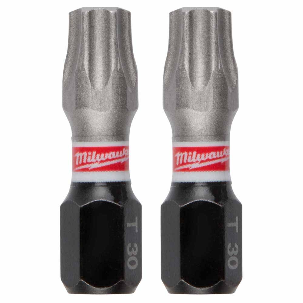 Milwaukee 48-32-4137 SHOCKWAVE Impact Duty 1" T30 Insert Bits 25 Pk for Impact Drivers/Drill Drivers