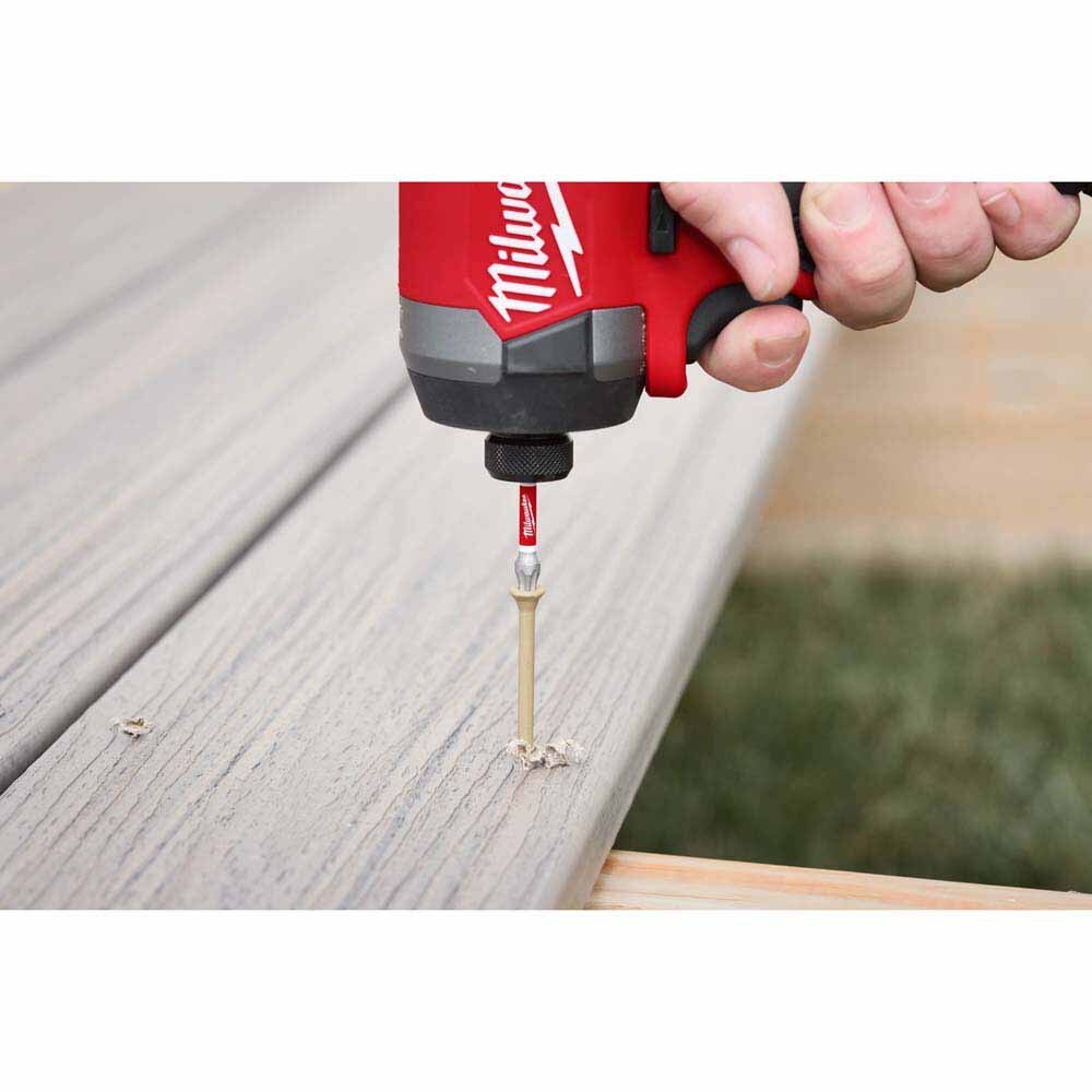 Milwaukee 48-32-4138 SHOCKWAVE Impact Duty 1" T40 Insert Bits 25Pk –  Wear Guard Tip, Impact Rated - 7