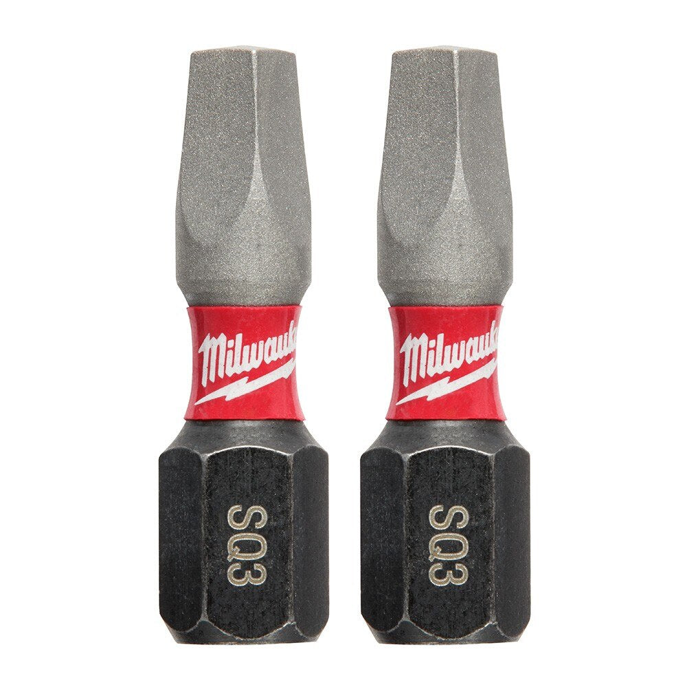 Milwaukee 48-32-4423 SHOCKWAVE 1" SQ3 Impact Bit 2PK