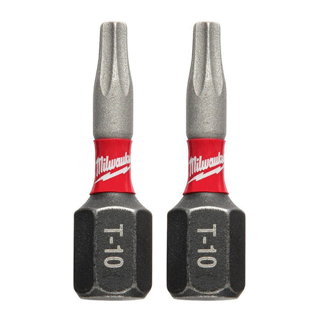 Milwaukee 48-32-4427 SHOCKWAVE™ 2-Piece Impact Torx® T10 Insert Bits (3 Pack)