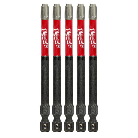 Milwaukee 48-32-4566 Shockwave 3.5" PH3 5PK