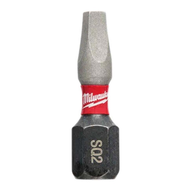 Milwaukee 48-32-4722 Insert Bit Square Recess #2 Shockwave Impact Duty 1 in. (1 Piece)