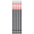 Milwaukee 48-32-4855 SHOCKWAVE™ 6 in. Square Recessed #2 Power Bit (5 Pack)