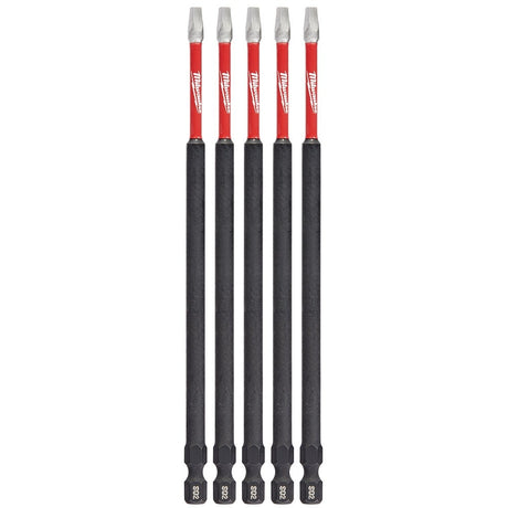 Milwaukee 48-32-4855 SHOCKWAVE™ 6 in. Square Recessed #2 Power Bit (5 Pack)