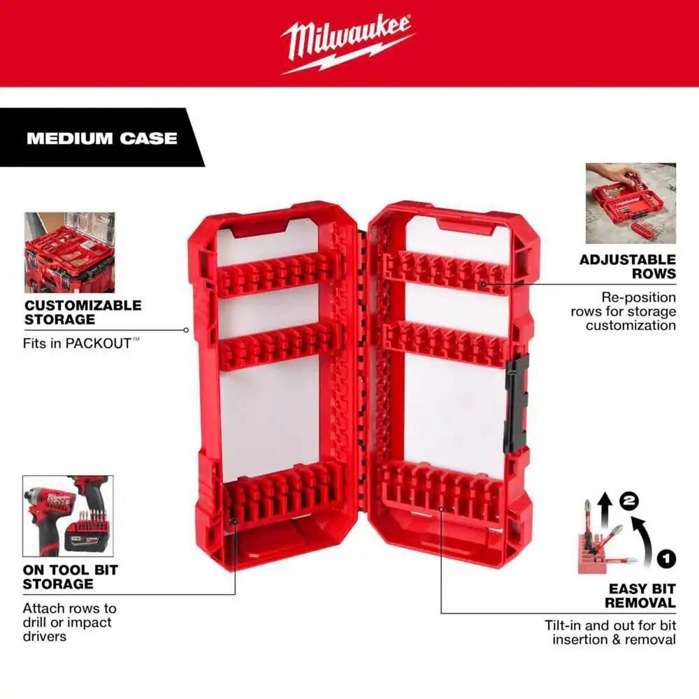Milwaukee 48-32-5150 SHOCKWAVE Impact Duty 100 Piece Driver Bit Set - 3