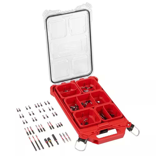Milwaukee 48-32-5157 SHOCKWAVE Impact Duty 90PC Driver Bit Set with PACKOUT Case