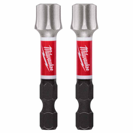 Milwaukee 48-32-6004 2" T55 Impact Duty Driver Bits 2-Pack for Impact Drivers and Drill Drivers