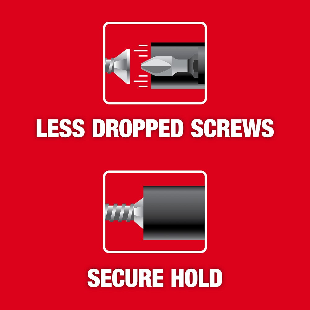 Milwaukee 48-32-7905 SHOCKWAVE Impact Duty 3in. Screw-Holding Bit Holder & Insert Bit Set (4Pc) - 4