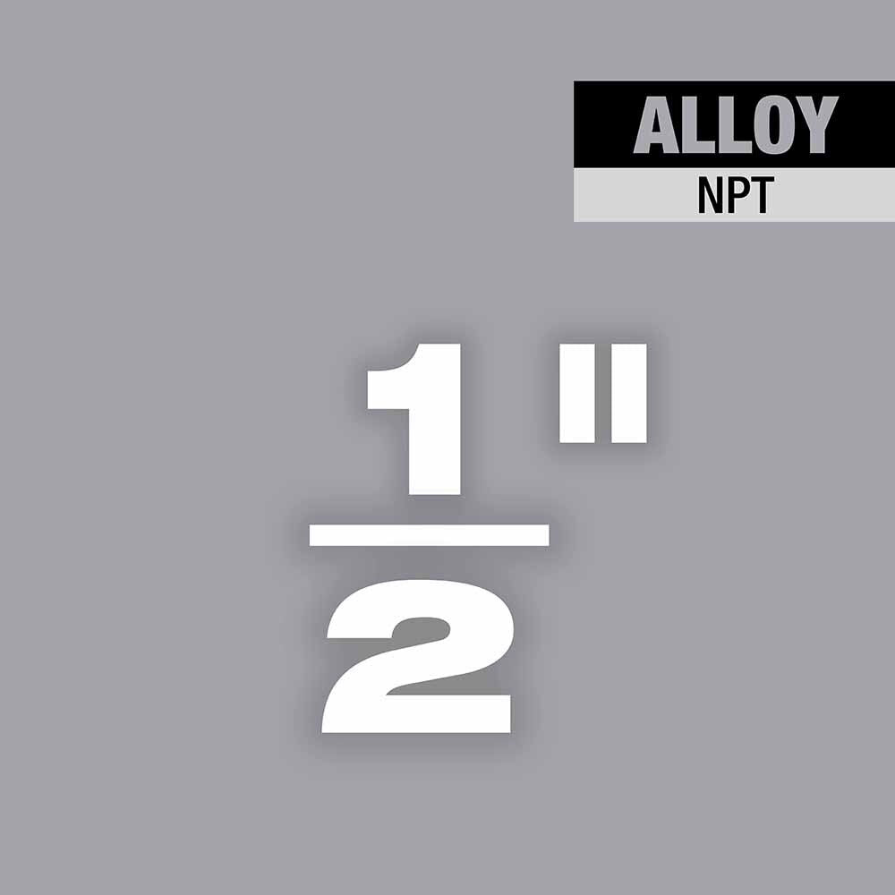 Milwaukee 48-36-1101 1/2" Alloy NPT Portable Pipe Threading Dies - 4