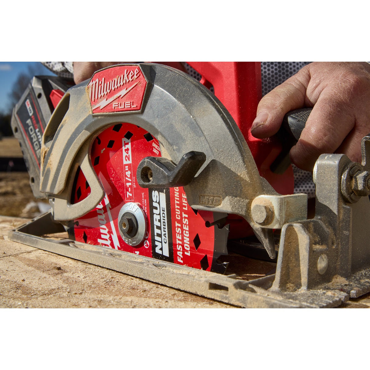 Milwaukee 48-40-0753 7-1/4" 24T NITRUS Carbide Framing & Demolition Circular Saw Blade 3 Pack - 13