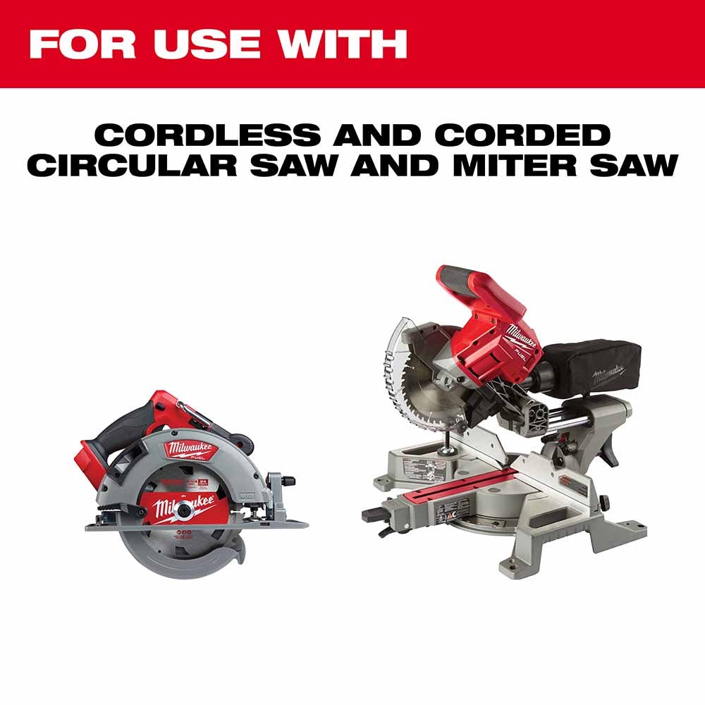 Milwaukee 48-40-4335 7-1/4" 56T ALUMINUM CSB, 5/8" - 3