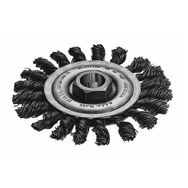 Milwaukee 48-52-5030 4" Full Cable Twist Knot Wheel for Heavy Duty Cleaning