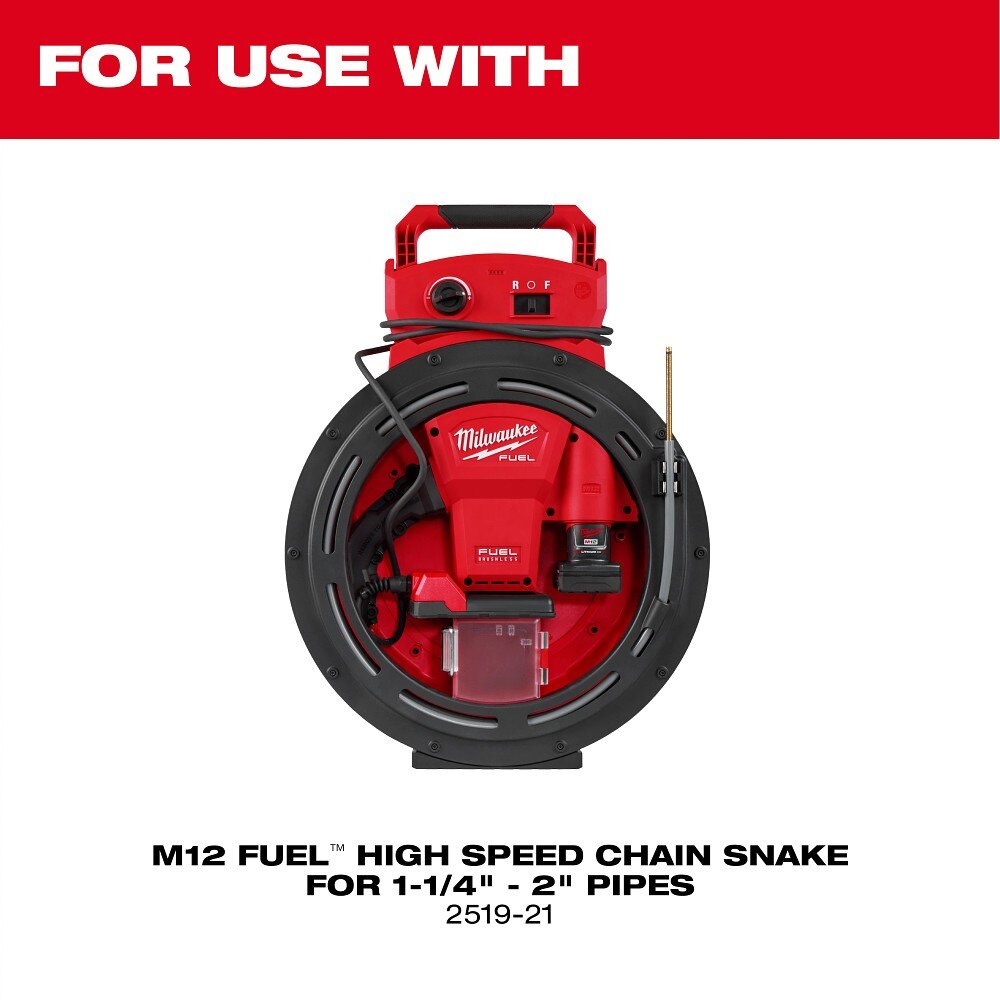 Milwaukee 48-53-3033 1-1/4" - 1-1/2" Standard Chain Knocker for 1/4" Chain Snake Cable - 2