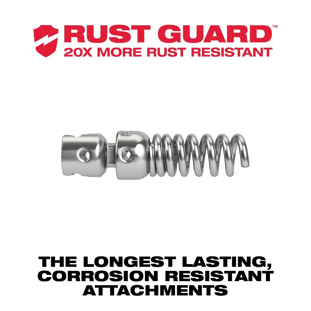 Milwaukee 48-53-3812 Drop Head Straight Auger 5/8" Sectional Cable - 4