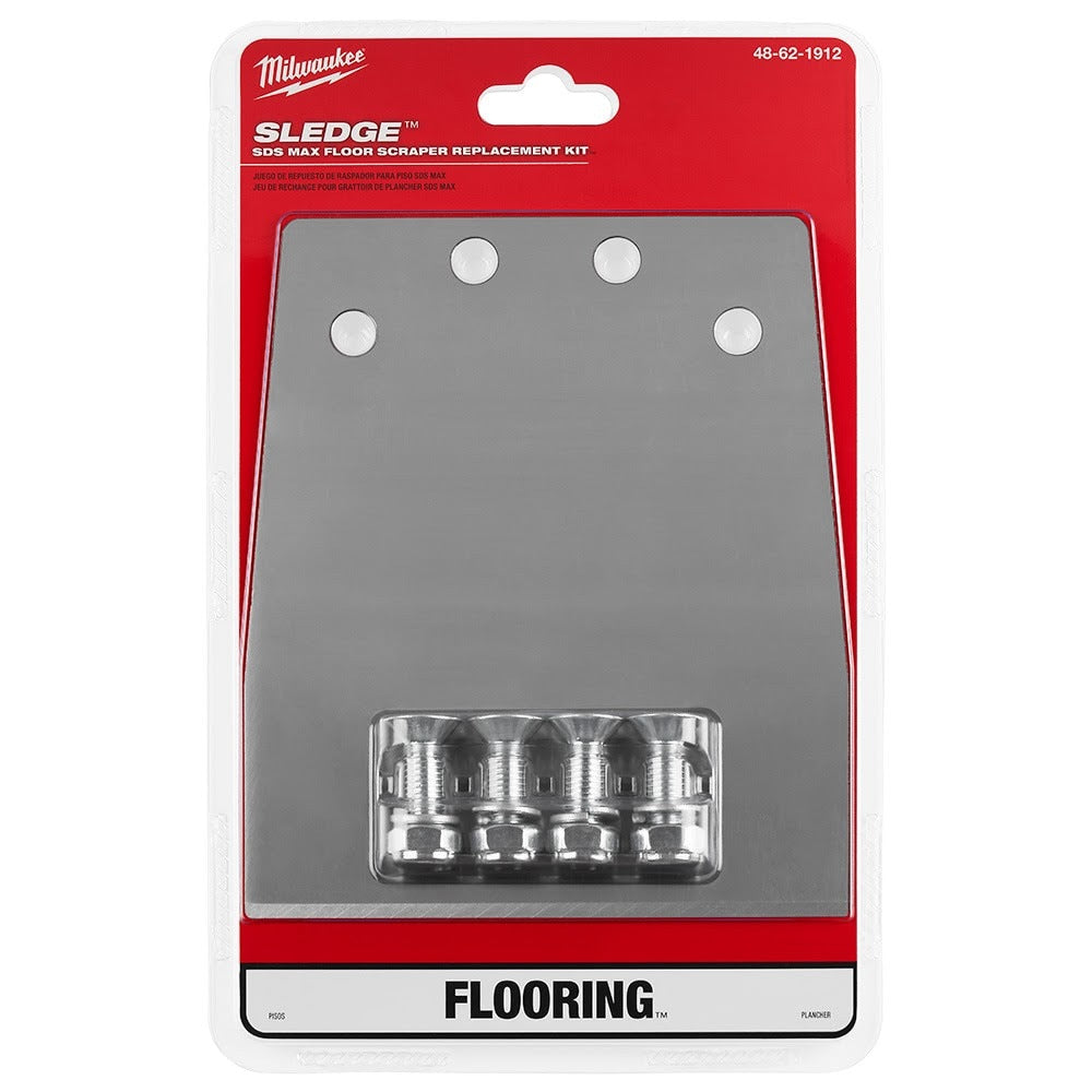 Milwaukee 48-62-1912 SDS MAX SLEDGE Floor Scraper Replacement Kit - 6