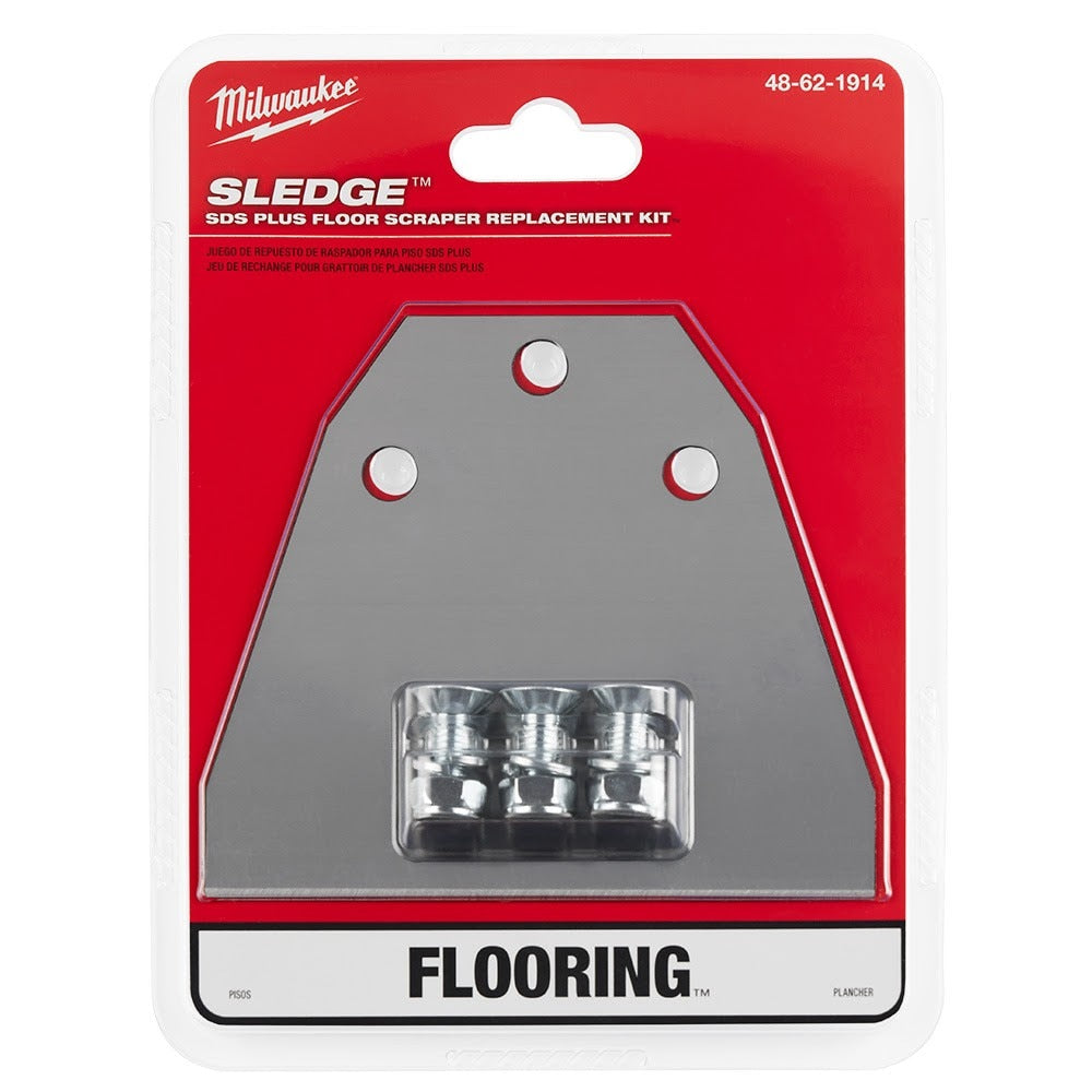 Milwaukee 48-62-1914 SDS PLUS SLEDGE Floor Scraper Replacement Kit - 6