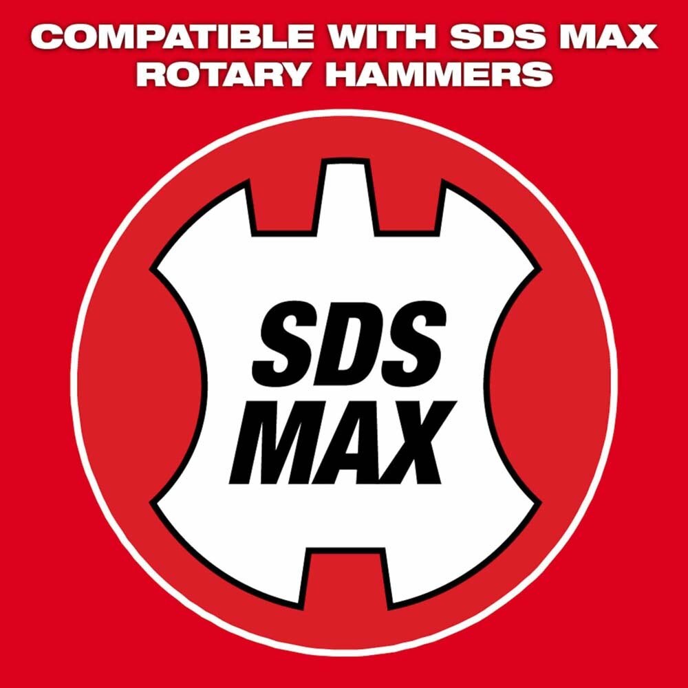Milwaukee 48-62-4088 SDSMAX 3-1/4" x 12" Tile Chisel - 4