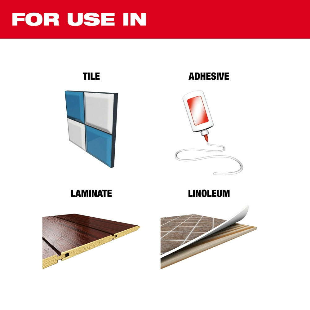 Milwaukee 48-62-6046 SDS+ 4" x 10" Floor Scraper - 2