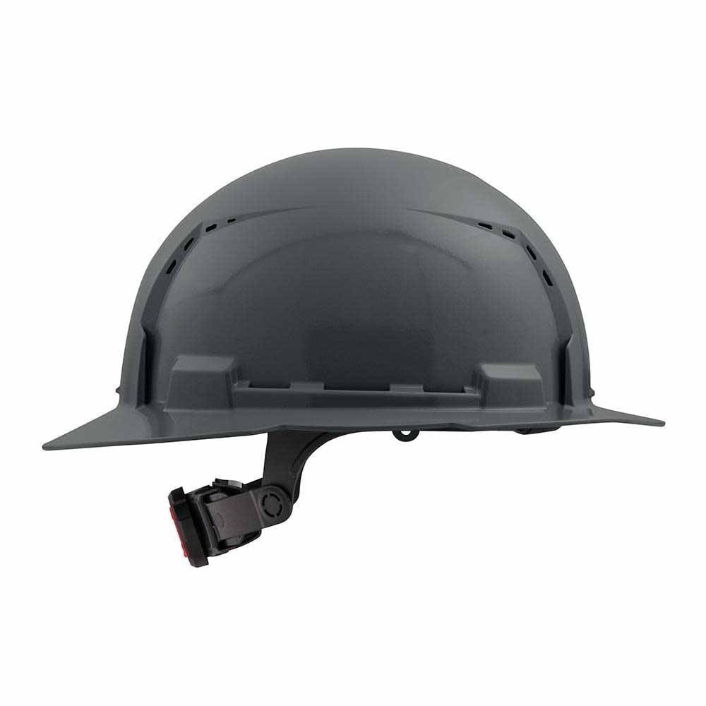 Milwaukee 48-73-1235 Gray Full Brim Vented Hard Hat with 6PT Ratcheting Suspension – Type 1 Class C - 4
