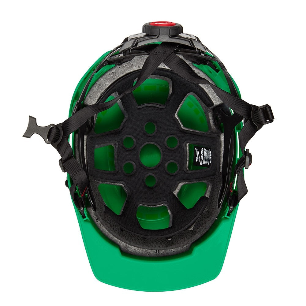 Milwaukee 48-73-1327 BOLT Green Front Brim Safety Helmet (USA) - Type 2, Class E, Non-Vented - 8