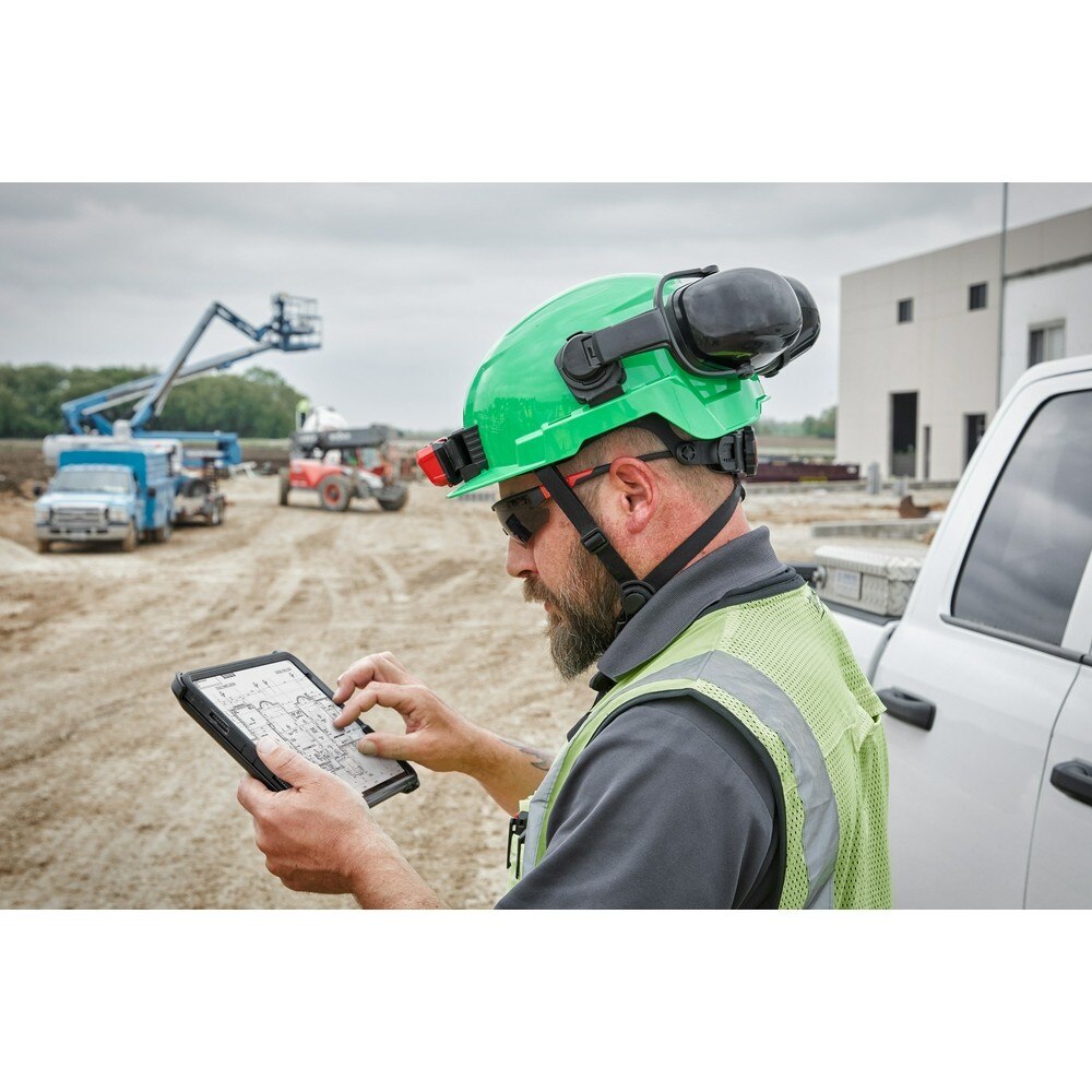 Milwaukee 48-73-1335 BOLT Gray Safety Helmet (USA) - Type 2, Class E, Non-Vented - 5