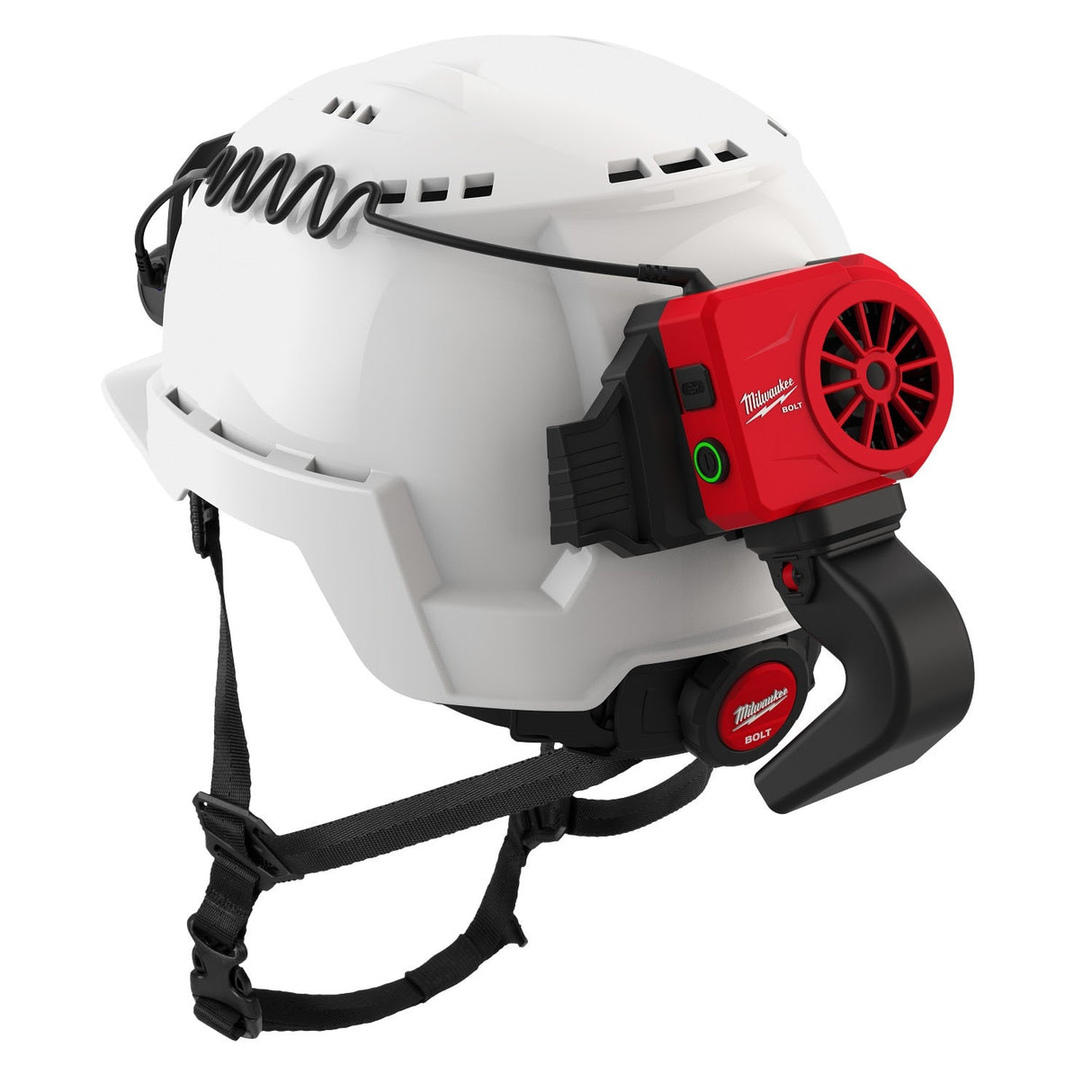 Milwaukee 48-73-1385 BOLT REDLITHIUM USB Cooling Fan for Safety Helmets and Hard Hats