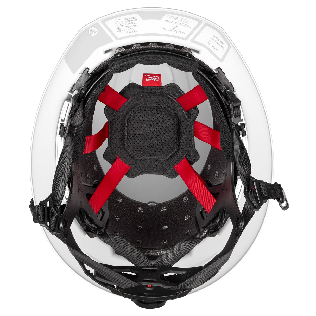 Milwaukee 48-73-1650 BOLT White Full Brim Vented Safety Helmet – Type 2, Class C - 2