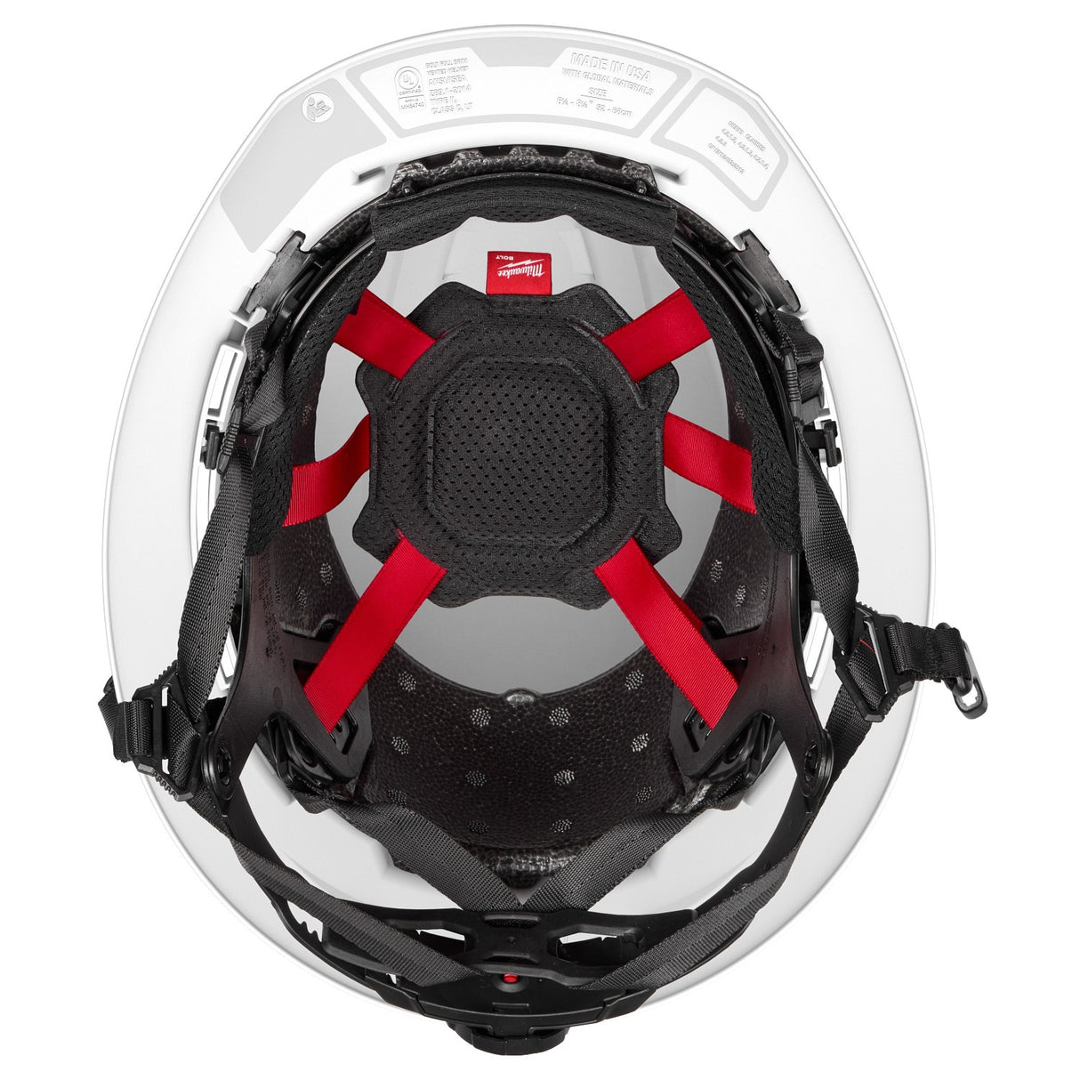 Milwaukee 48-73-1650 BOLT White Full Brim Vented Safety Helmet – Type 2, Class C - 2