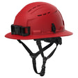 Milwaukee 48-73-1658 BOLT Red Full Brim Vented Safety Helmet – Type 2, Class C
