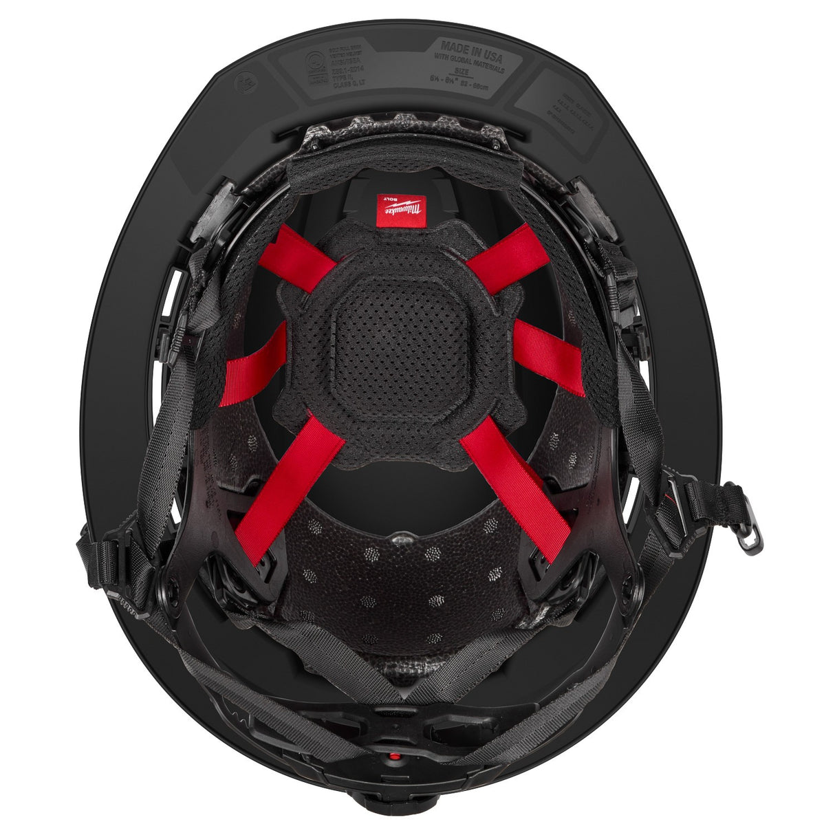 Milwaukee 48-73-1660 BOLT Black Full Brim Vented Safety Helmet – Type 2, Class C - 2