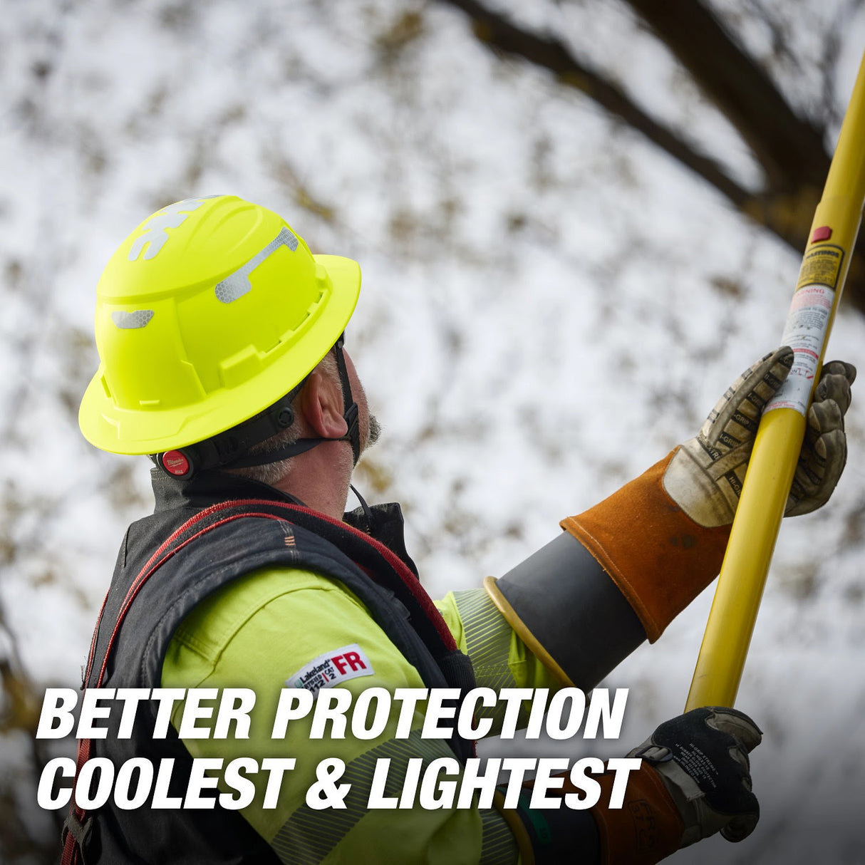 Milwaukee 48-73-1661 BOLT Black Full Brim Safety Helmet – Type 2, Class E - 5